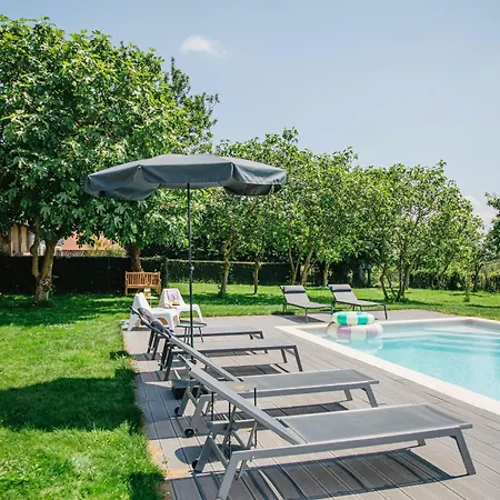 La Maison Pomme - Maison De Charme, Vue Bocage & Piscine - Бёврон-ан-Ож